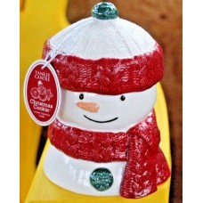 Yankee Candle SNOWMAN Christmas Cookie Ceramic Candle ~~Extremely Rare~~   122198662345